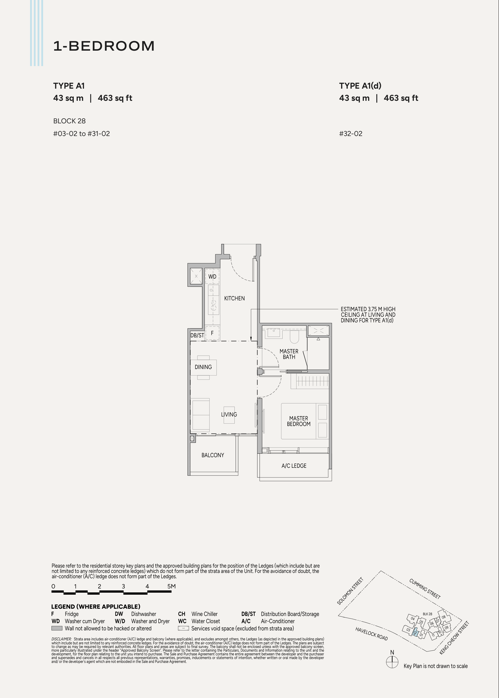 1 bedroom floor plan